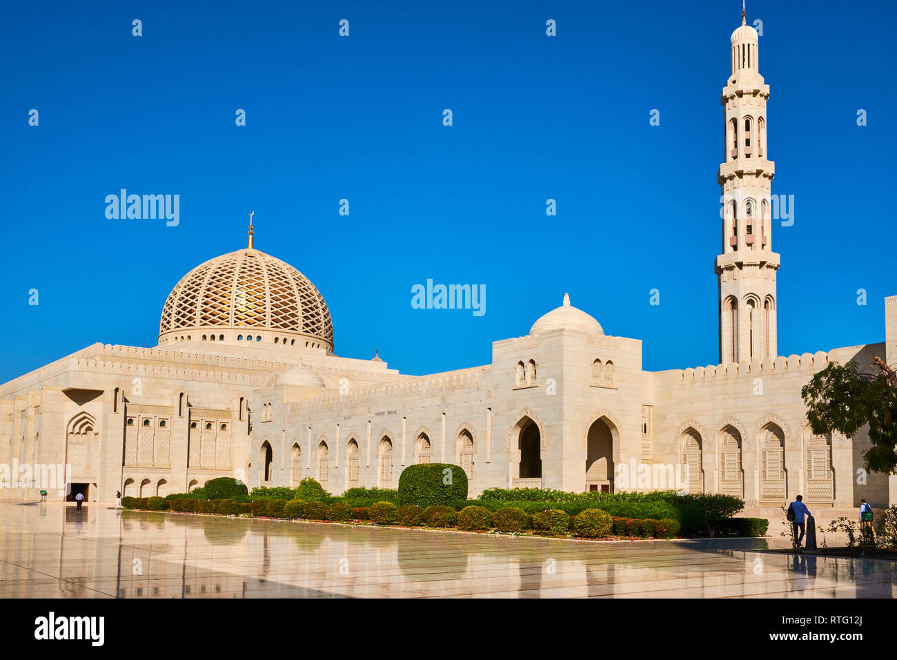 Sultant di Oman, Muscat Sultan Qaboos Grande moschea Foto Stock