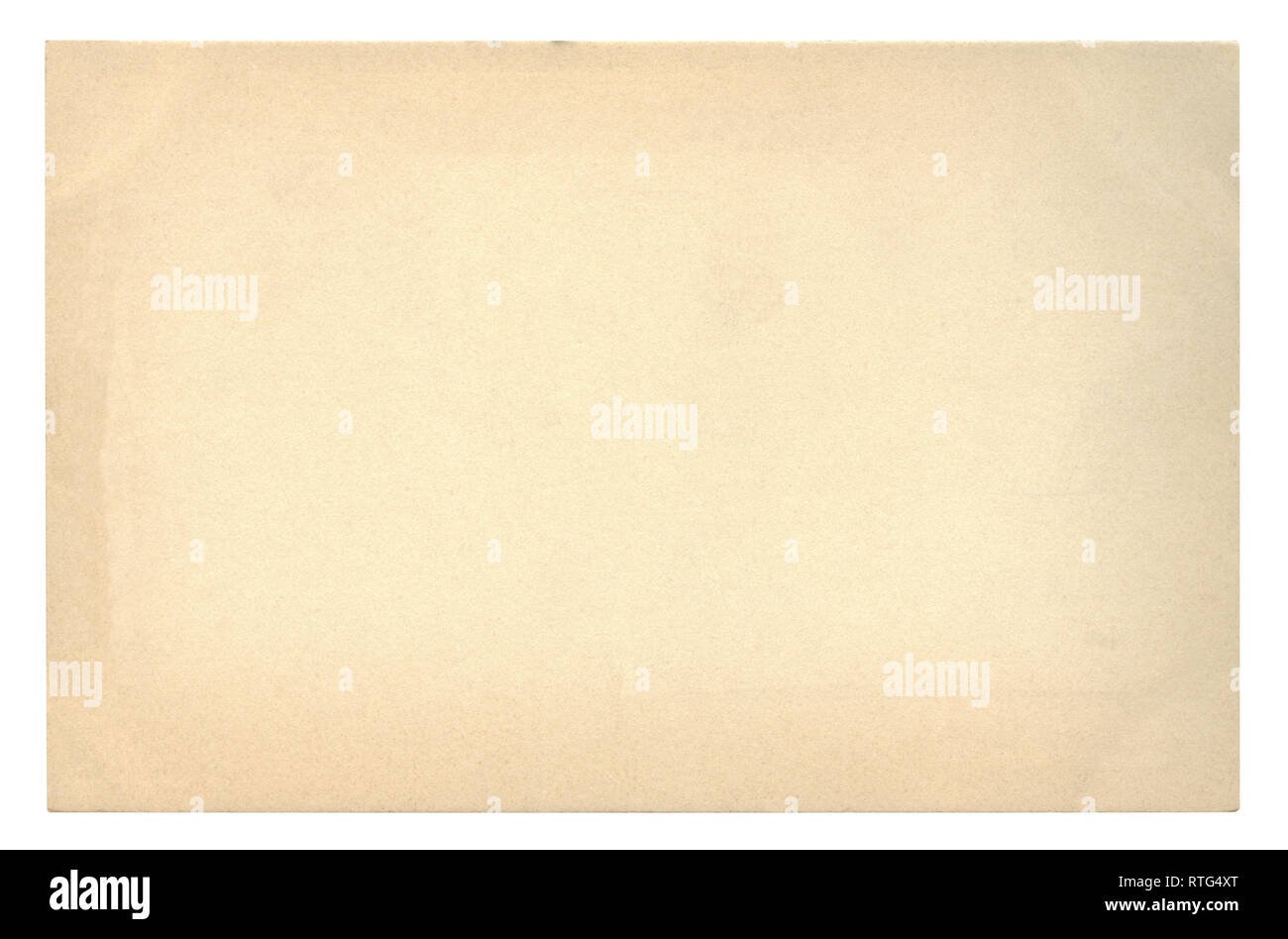 Vintage sfondo carta - isolato (percorso di clipping incluso) Foto Stock