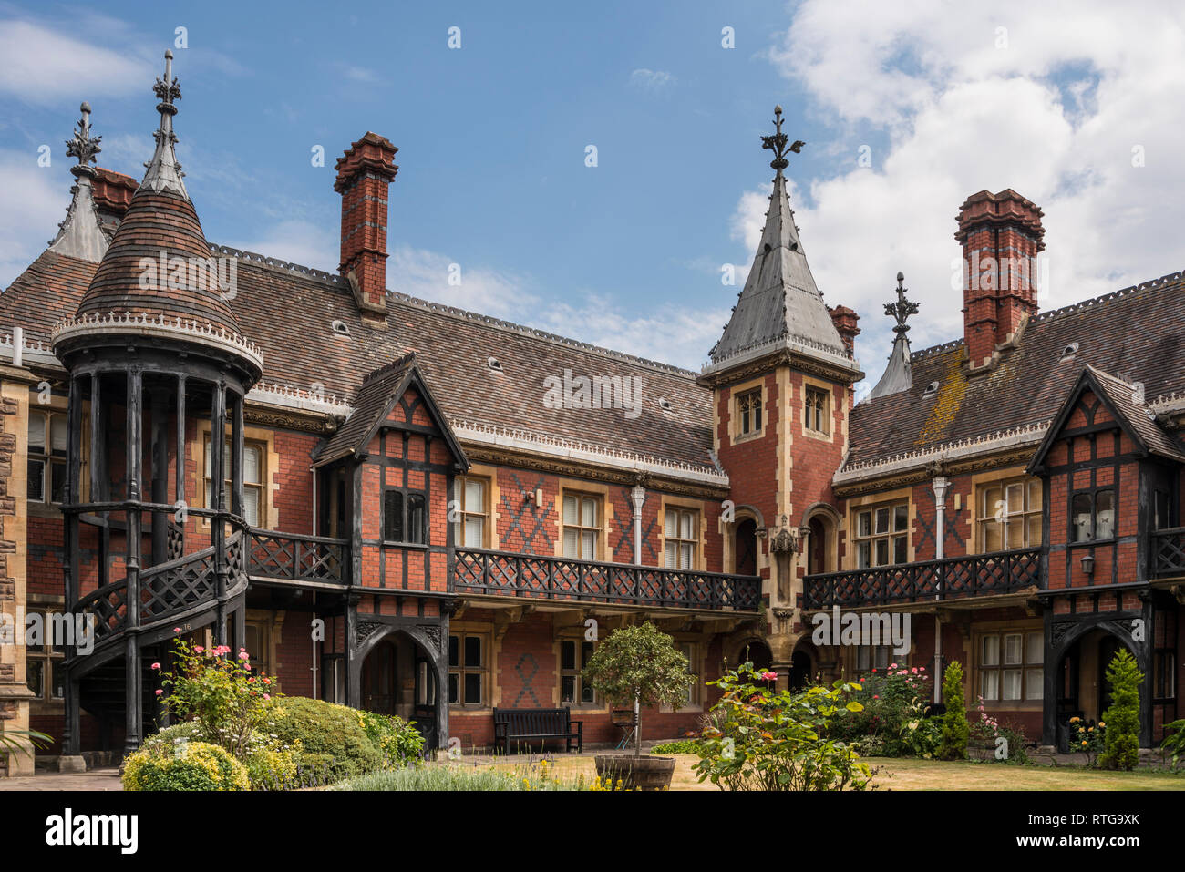 John Foster, Sindaco di Bristol, fondò la Almshouse nel 1485. Regno Unito Foto Stock