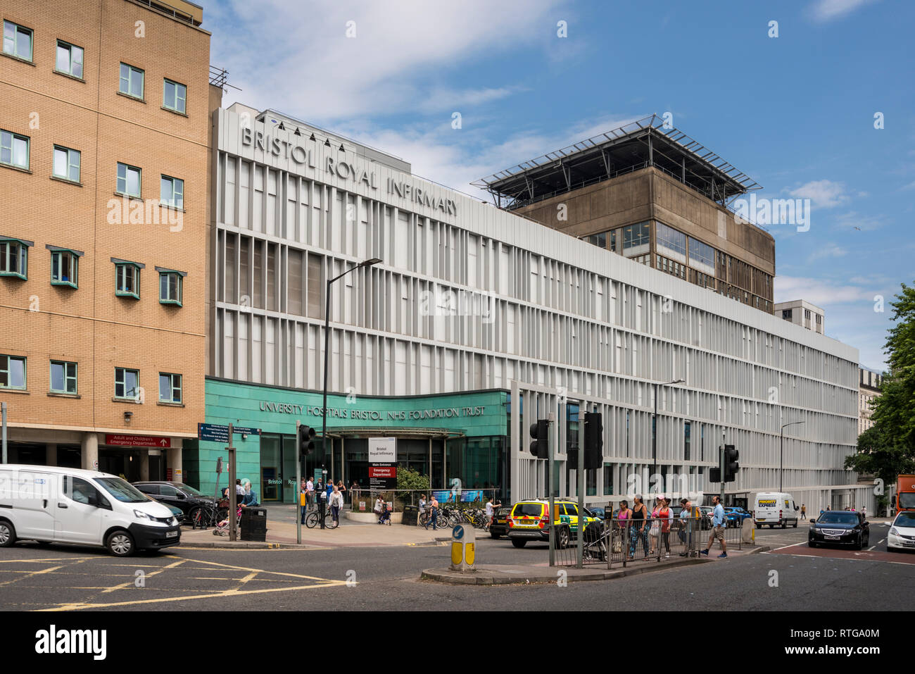 Bristol Royal Infirmary building, Bristol, Regno Unito Foto Stock