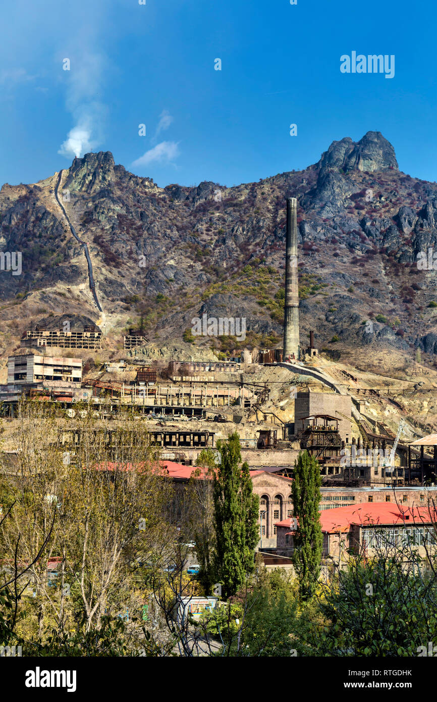 Fonderia di rame, Debed valley, Alaverdi, Lori provincia, Armenia Foto Stock