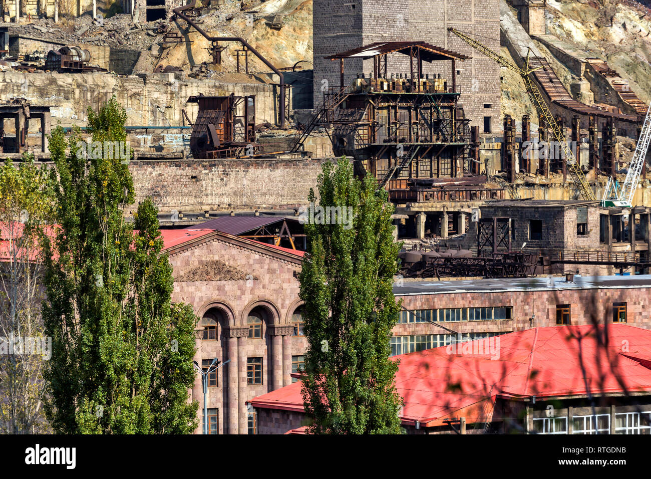 Fonderia di rame, Debed valley, Alaverdi, Lori provincia, Armenia Foto Stock