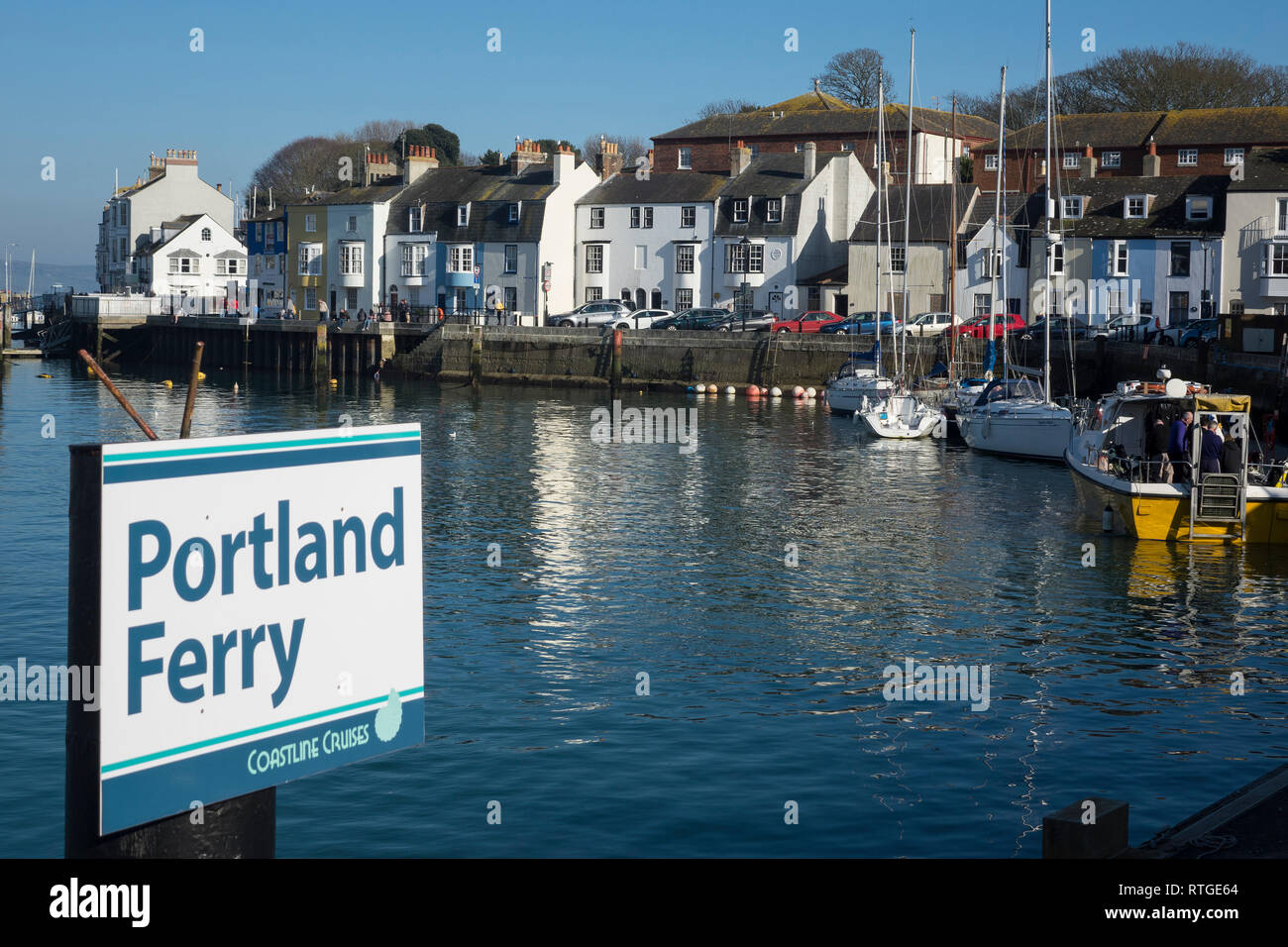 Inghilterra, Dorset, Weymouth, Porto Foto Stock