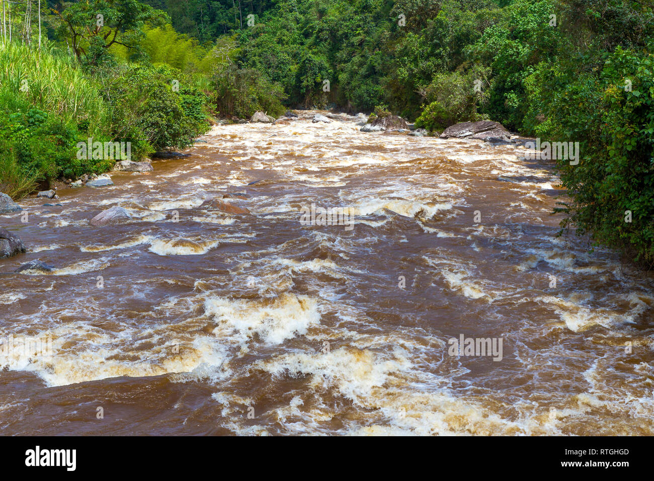 Fiume Magdalena, Colombia Foto Stock