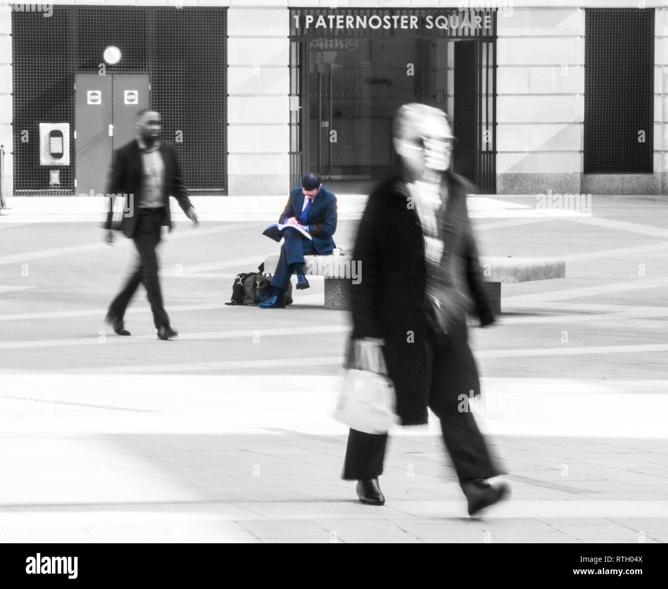 Aria aperta office Foto Stock