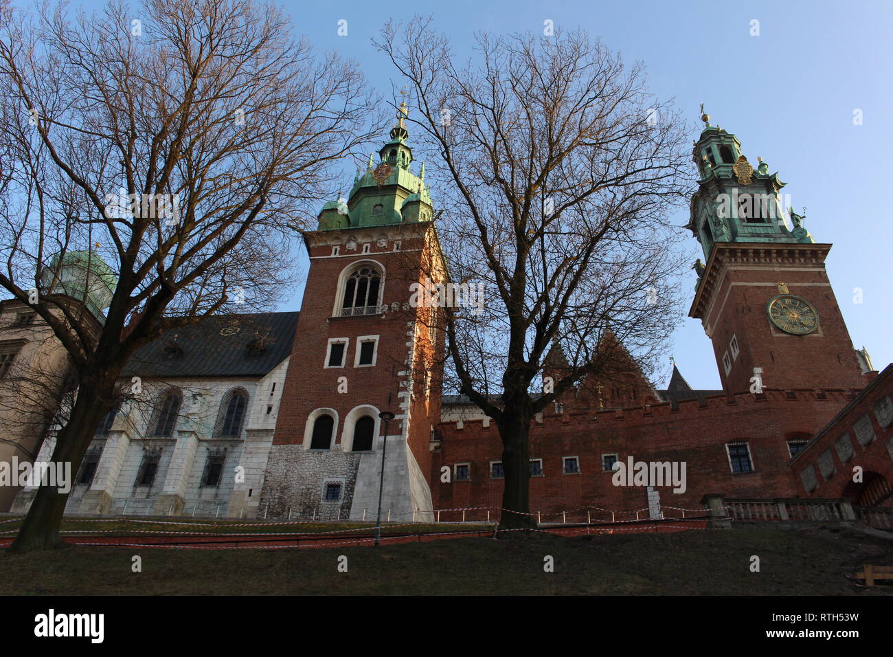 Castello di Wawel Foto Stock