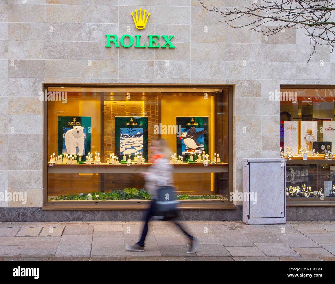 Whittles orologio Rolex shop, negozi, shoppers, Shopping in Fishergate  Preston, Regno Unito Foto stock - Alamy