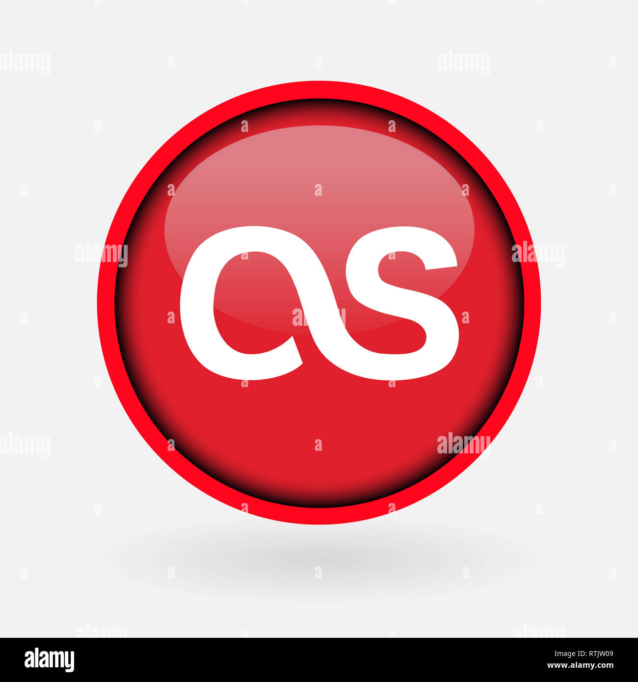 Popolare social media musica logo stampato su carta bianca: Last fm. Foto Stock