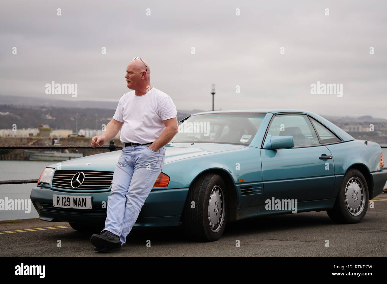 1991 Classic Mercedes 300 SL Foto Stock