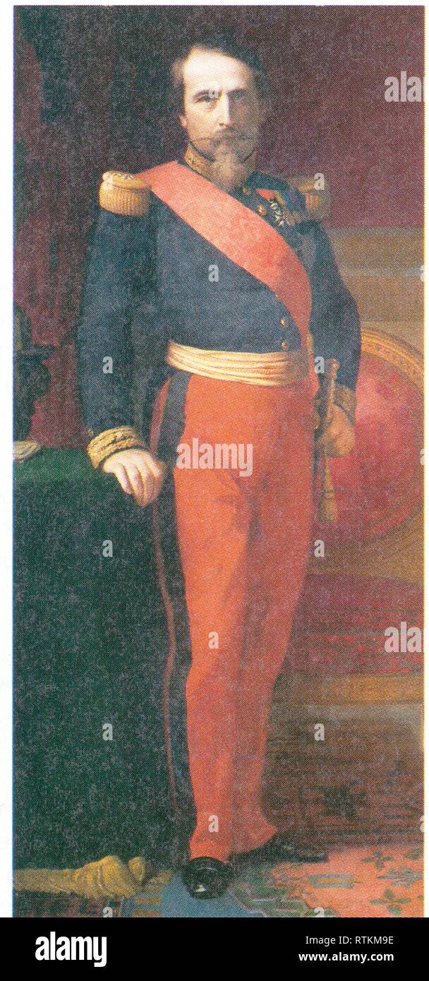 NAPOLEONE III . Charles-Louis-Napoléon Bonaparte. Foto Stock