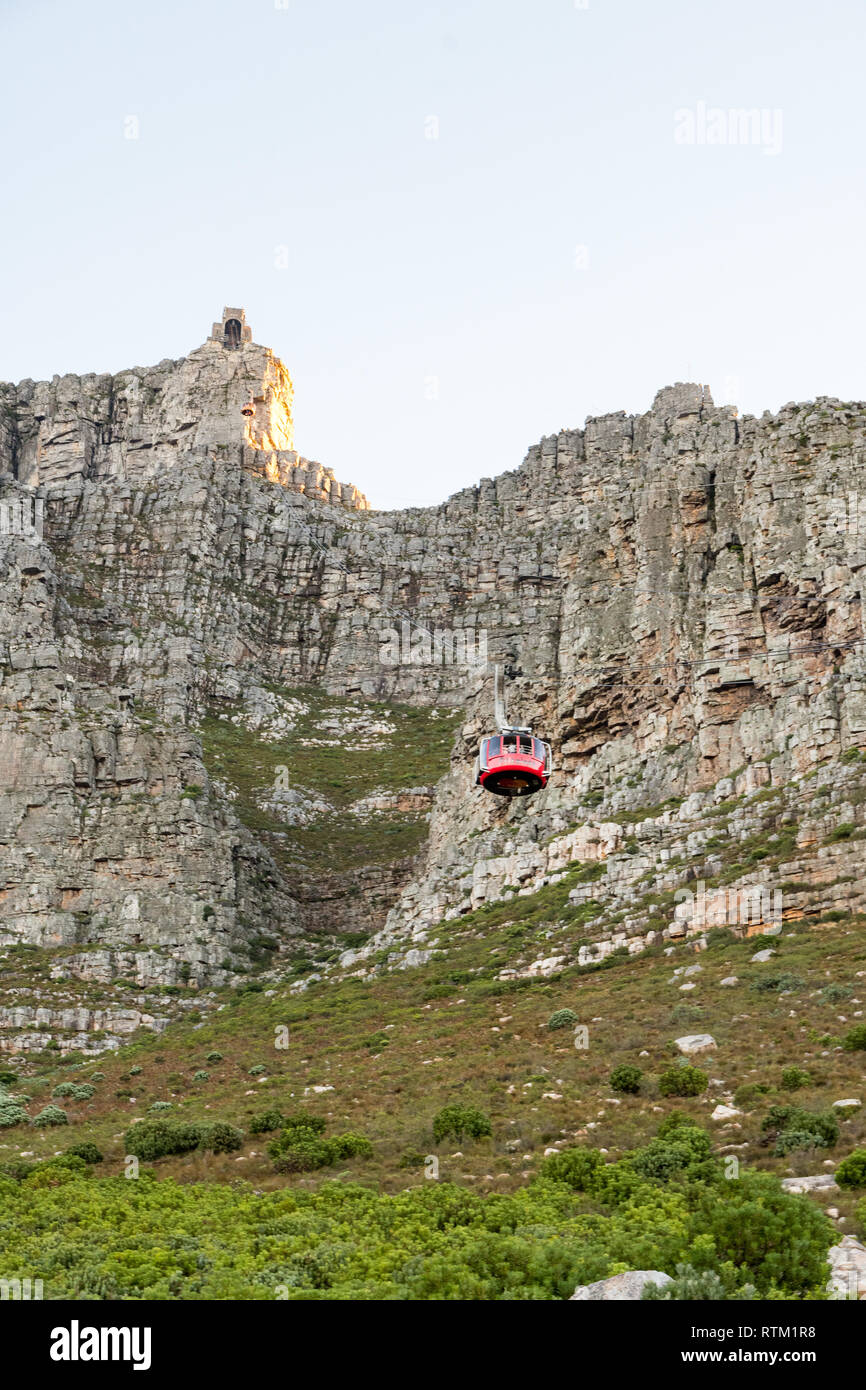 Cabinovia di Table Mountain Foto Stock