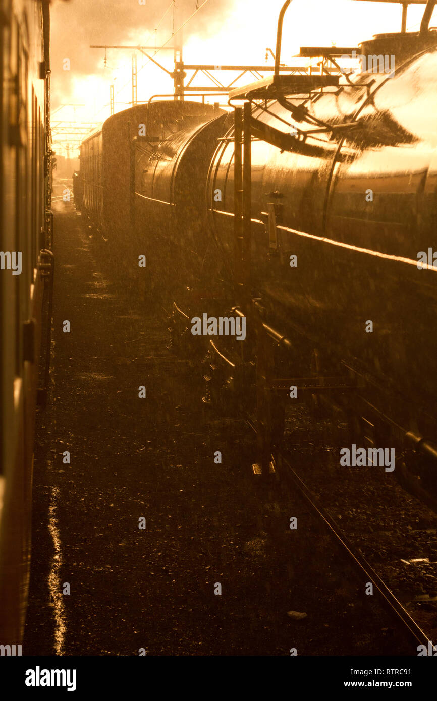 motore a vapore Foto Stock