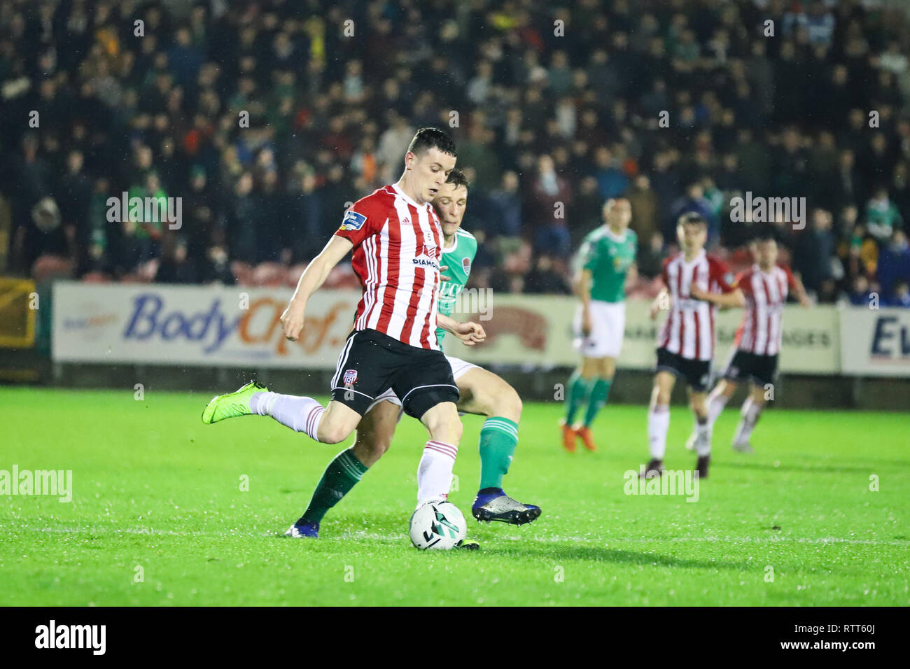 1 marzo, 2019, Cork, Ireland - League of Ireland Premier Division match tra Cork City FC vs Derry City FC. Foto Stock