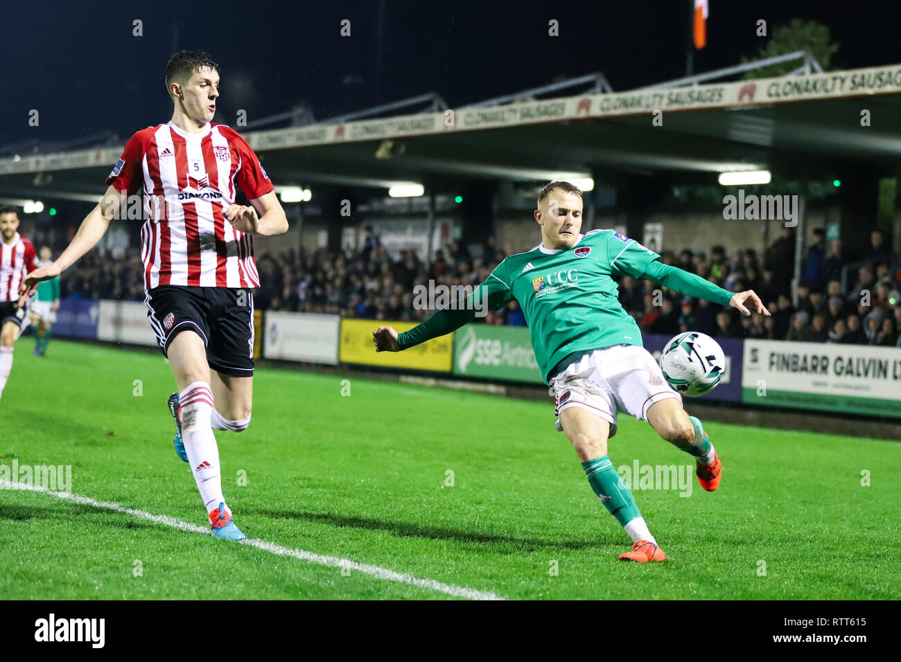 1 marzo, 2019, Cork, Irlanda - Liam Nash a League of Ireland Premier Division corrispondono a Cork City FC vs Derry City FC. Foto Stock