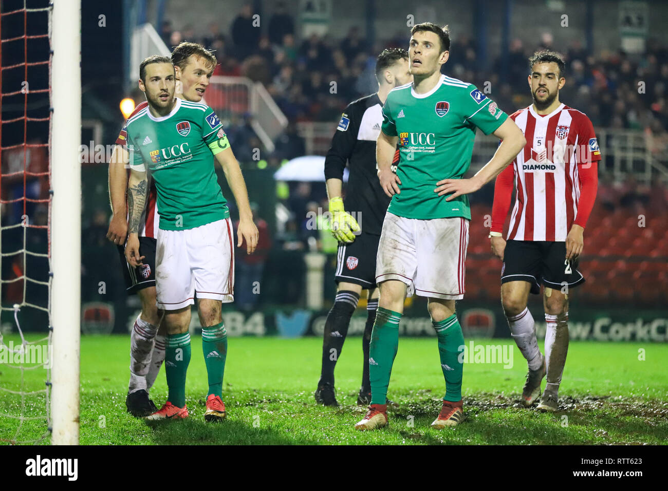 1 marzo, 2019, Cork, Ireland - League of Ireland Premier Division match tra Cork City FC vs Derry City FC. Foto Stock