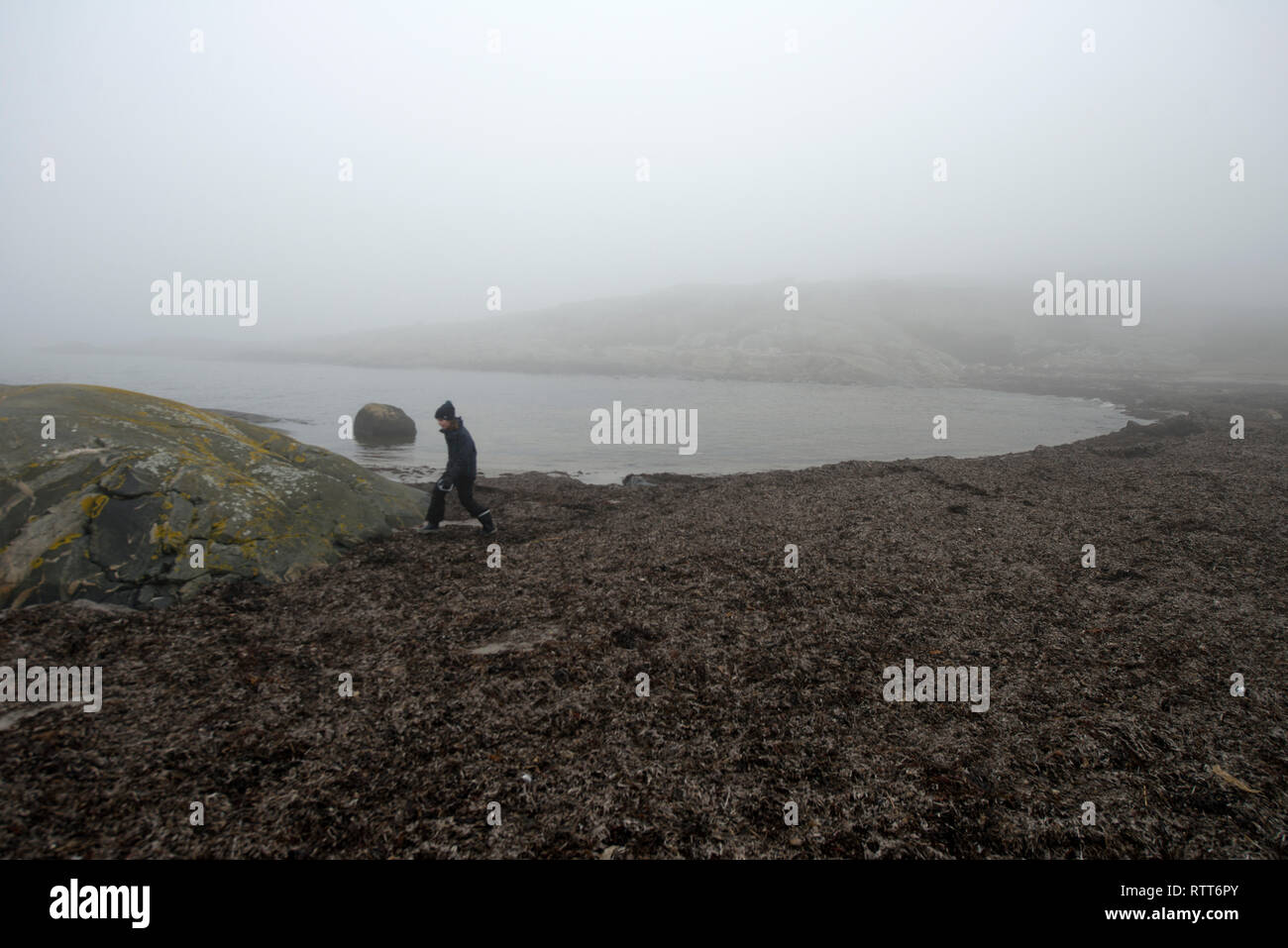 La Svezia, figlio, figlia, nonni Foto Stock