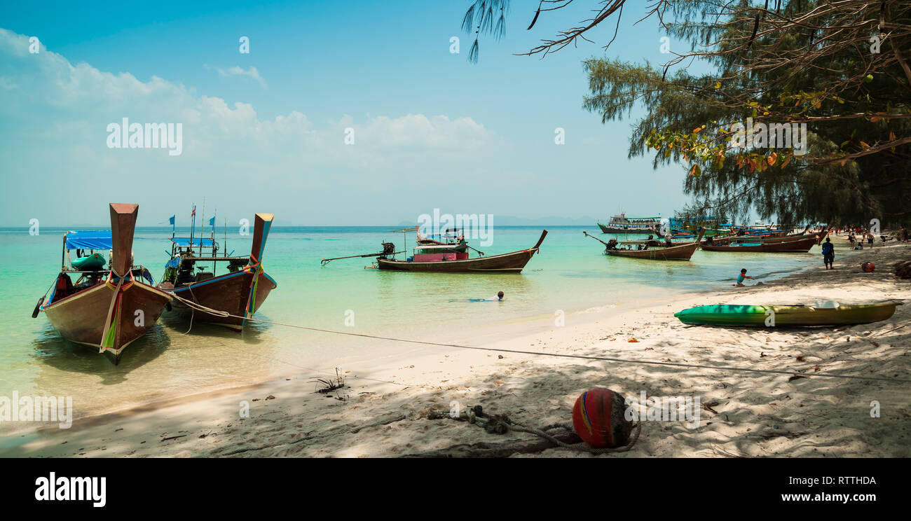 Un paradiso di spiagge, Ko Kradan Island ( Isola di Phi Phi) Thailandia Foto Stock