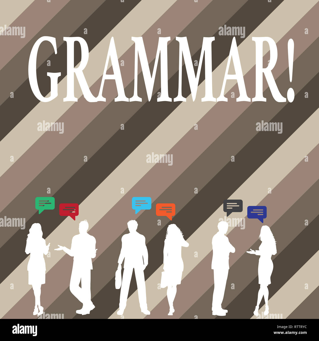 La scrittura della nota mostra la grammatica. Business photo vetrina per il sistema e la struttura di una lingua corretta corretta scrittura delle regole Foto Stock