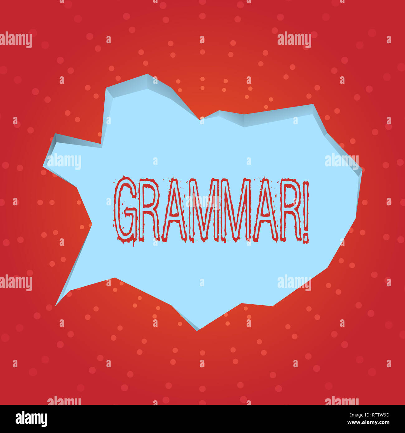 Segno di testo che mostra la grammatica. Foto concettuale il sistema e la struttura di una lingua corretta corretta scrittura delle regole Foto Stock