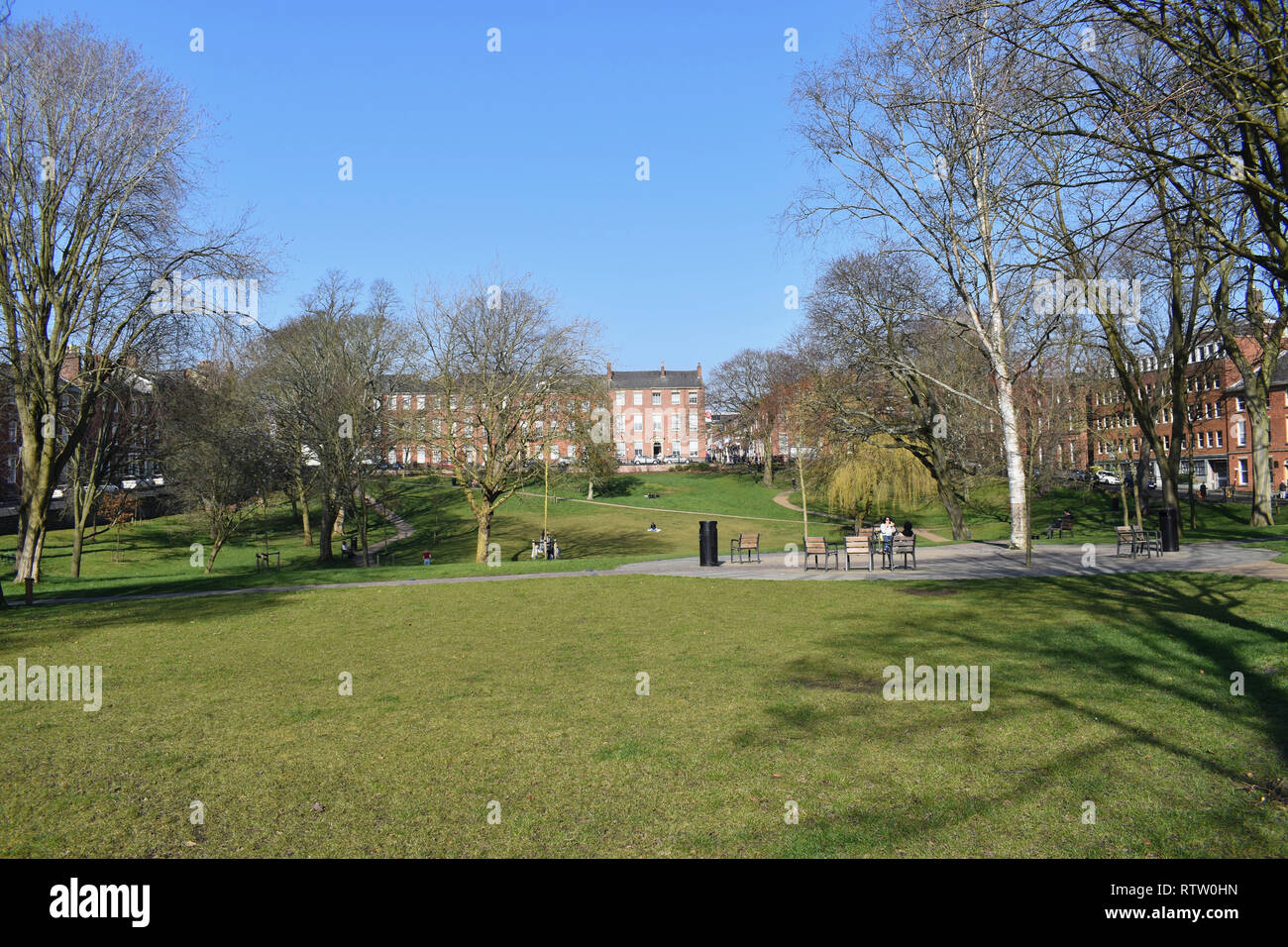 Winckley Square - Preston, Lancashire Foto Stock