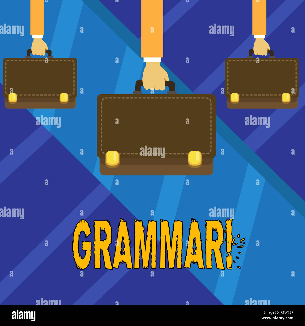 La scrittura della nota mostra la grammatica. Business photo vetrina per il sistema e la struttura di una lingua corretta corretta scrittura delle regole Foto Stock