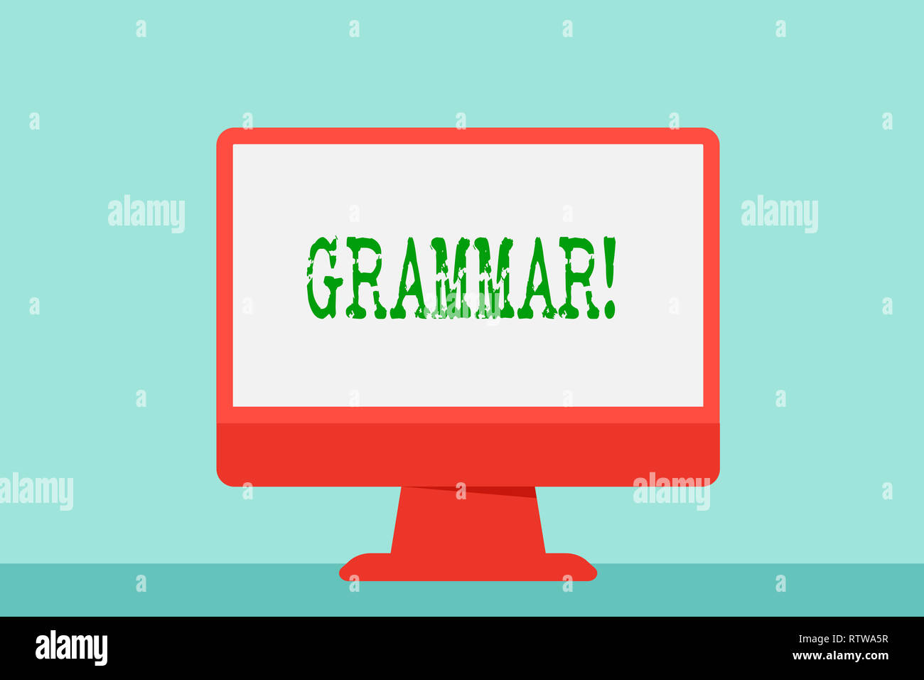 La scrittura della nota mostra la grammatica. Business photo vetrina per il sistema e la struttura di una lingua corretta corretta scrittura delle regole Foto Stock