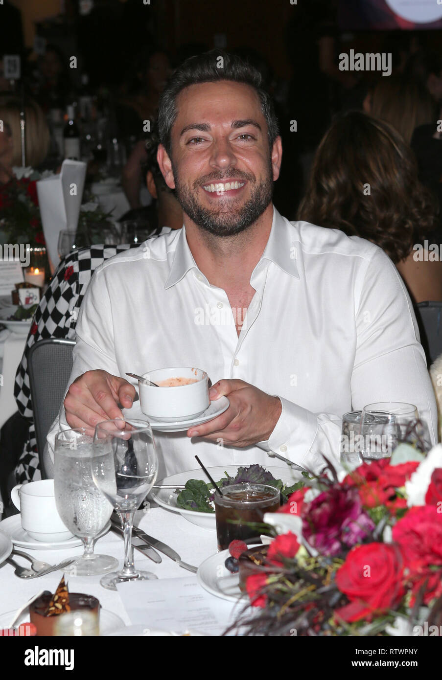 Hollywood, Stati Uniti d'America - 2 Marzo: Zachary Levi, al 7 risparmio annuale di Gala di innocenza al Loews Hollywood Hotel in Hollywood, USAlifornia il 2 marzo 2019. Credito: Faye Sadou/MediaPunch Foto Stock