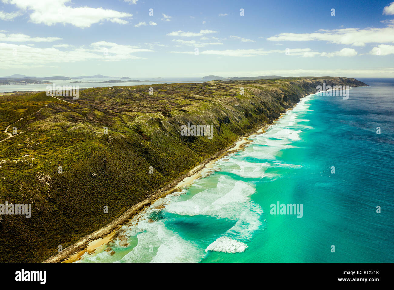 Sandpatch spiaggia nei pressi di Albany, Western Australia. Foto Stock