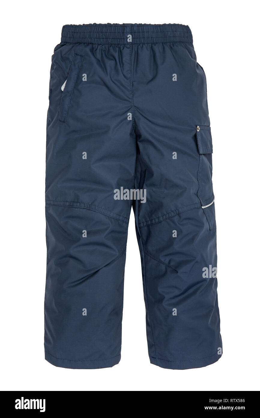 Pantalone caldo isolati su sfondo bianco Foto Stock