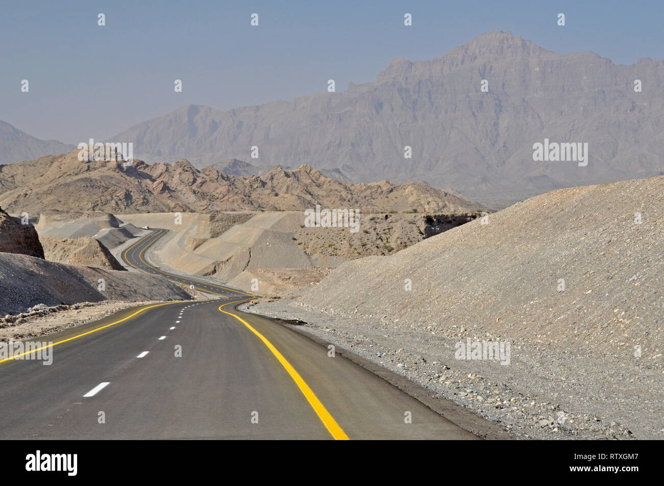 Oman Highway 1 Foto Stock