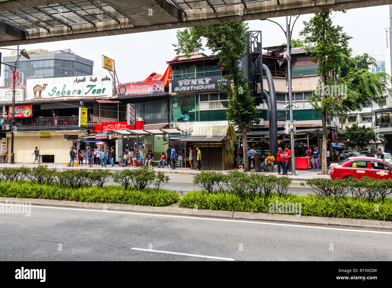 Jalan Sultan Ismail Street scene, Kuala Lumpur, Malesia. Foto Stock