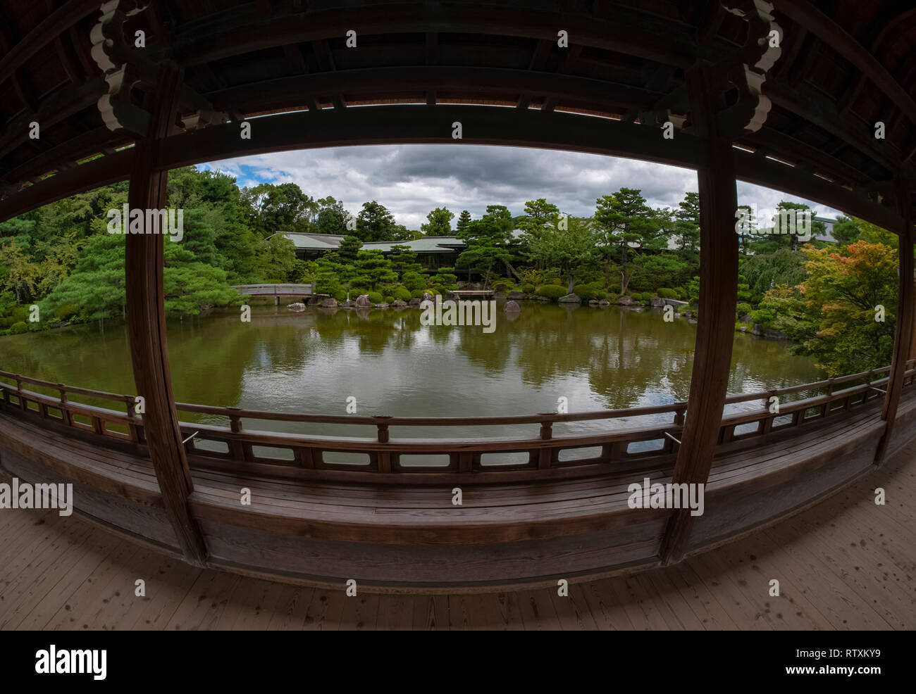 Jingu Heian, Shin-en giardino, Kyoto, Giappone Foto Stock