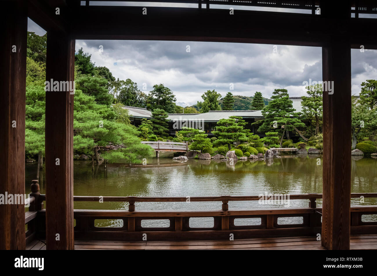 Jingu Heian, Shin-en giardino, Kyoto, Giappone Foto Stock