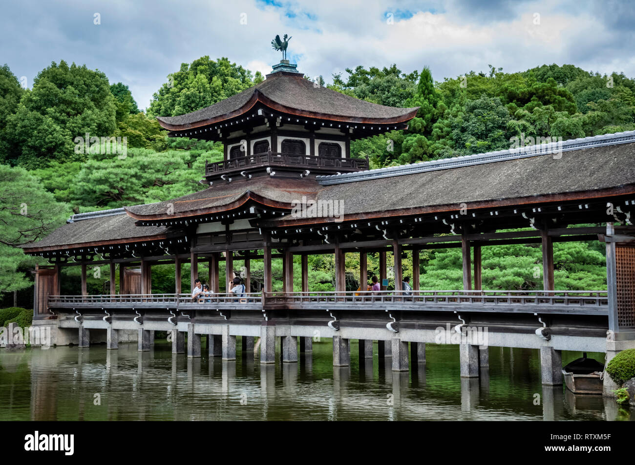 Jingu Heian, Shin-en giardino, Kyoto, Giappone Foto Stock