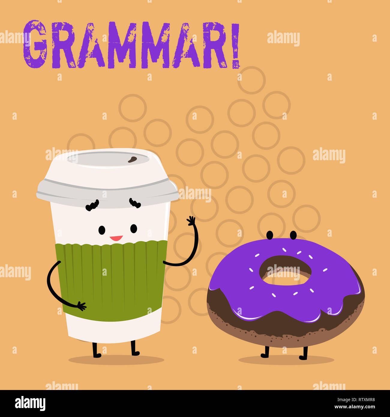 Segno di testo che mostra la grammatica. Foto concettuale il sistema e la struttura di una lingua corretta corretta scrittura delle regole Foto Stock