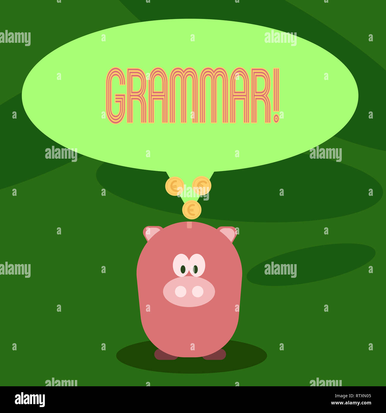 La scrittura della nota mostra la grammatica. Business photo vetrina per il sistema e la struttura di una lingua corretta corretta scrittura delle regole Foto Stock