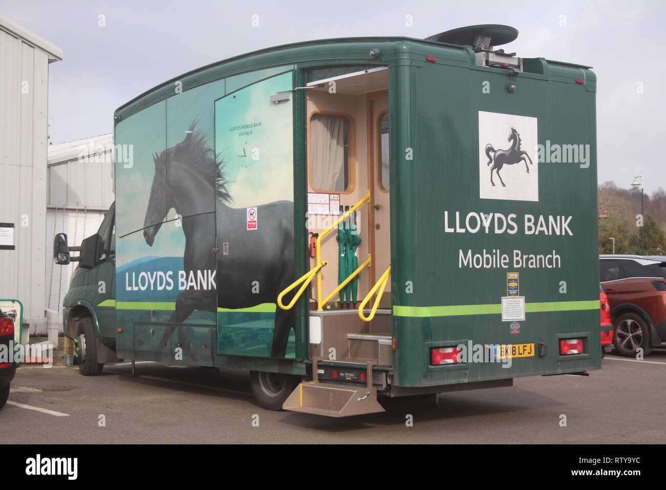 LLOYDS BANK Mobile Branch Foto Stock