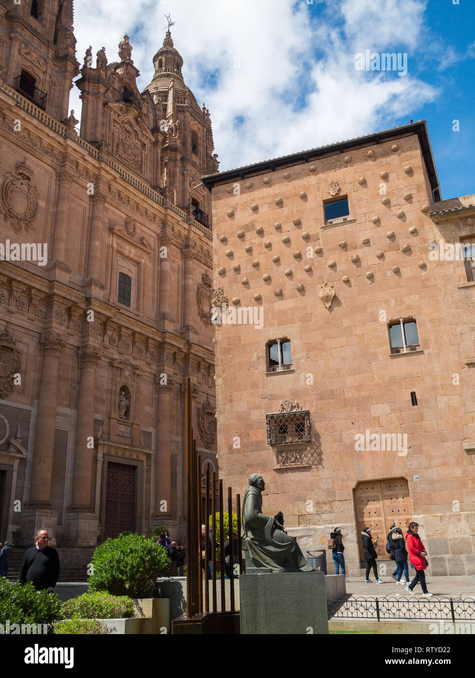 La Clericía e Casa de Las Conchas, Salamanca Foto Stock
