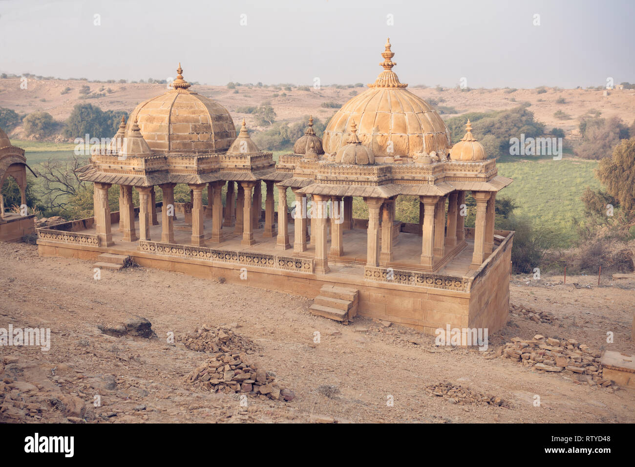 Bada Bagh, Jaisalmer, Rajasthan, India, Asia Foto Stock