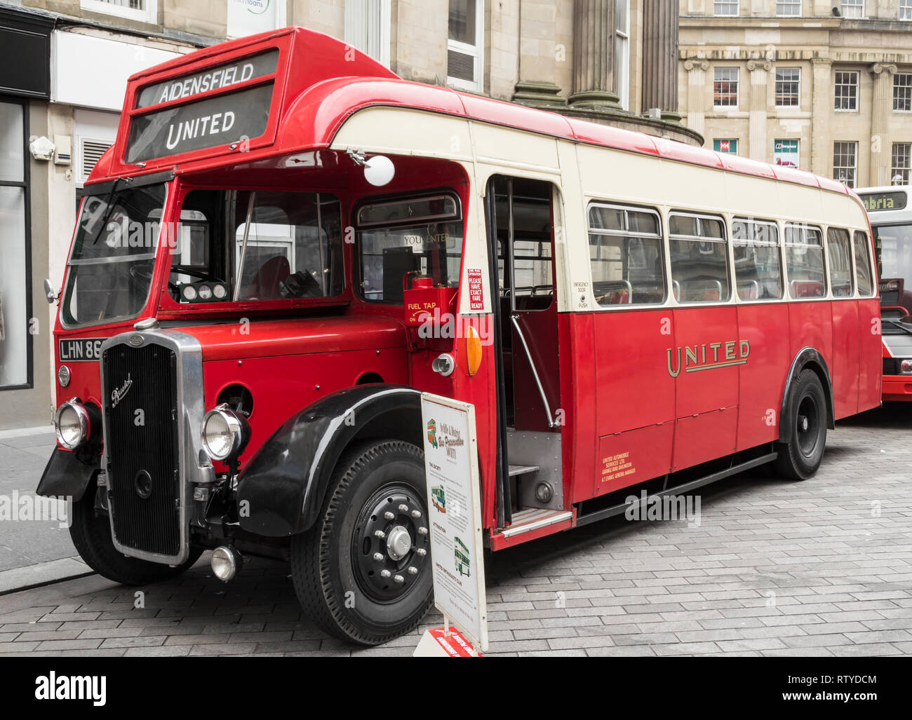 Regno Bristol L Tipo RAN 860. Bristol bus tram Foto Stock