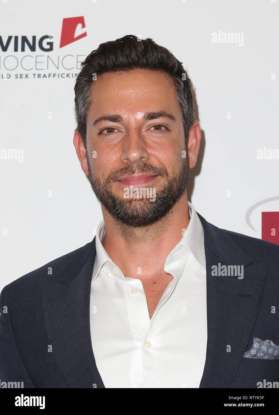 Hollywood, Stati Uniti d'America. 2 Mar, 2019. Zachary Levi, al 7 risparmio annuale di Gala di innocenza al Loews Hollywood Hotel in Hollywood, USAlifornia il 2 marzo 2019. Credito: Faye Sadou/media/punzone Alamy Live News Foto Stock