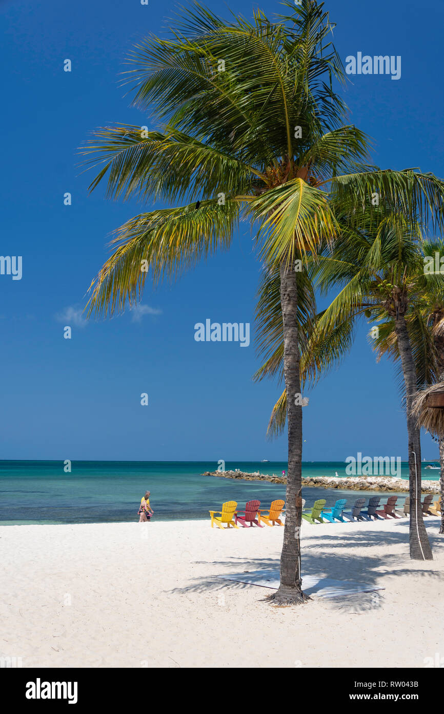 Palm Beach, Noord District, Aruba, Isole ABC, Leeward Antilles, dei Caraibi Foto Stock