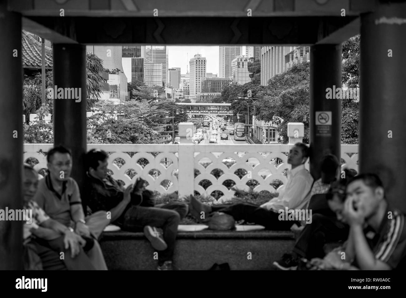 La Chinatown di Singapore Foto Stock