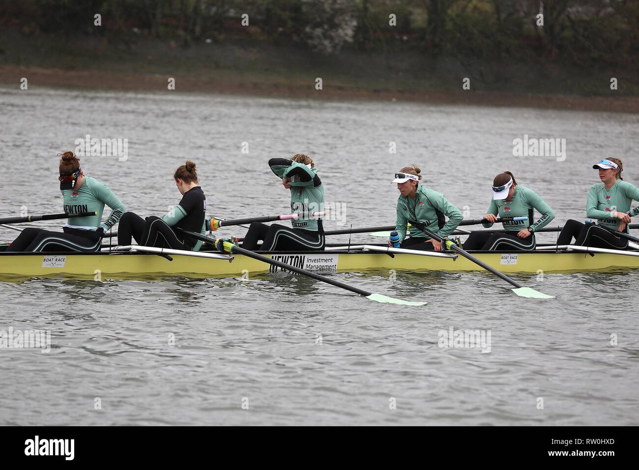 Boat Race CUWBC vs Oxford Brookes 3 Febbraio 2019 Foto Stock