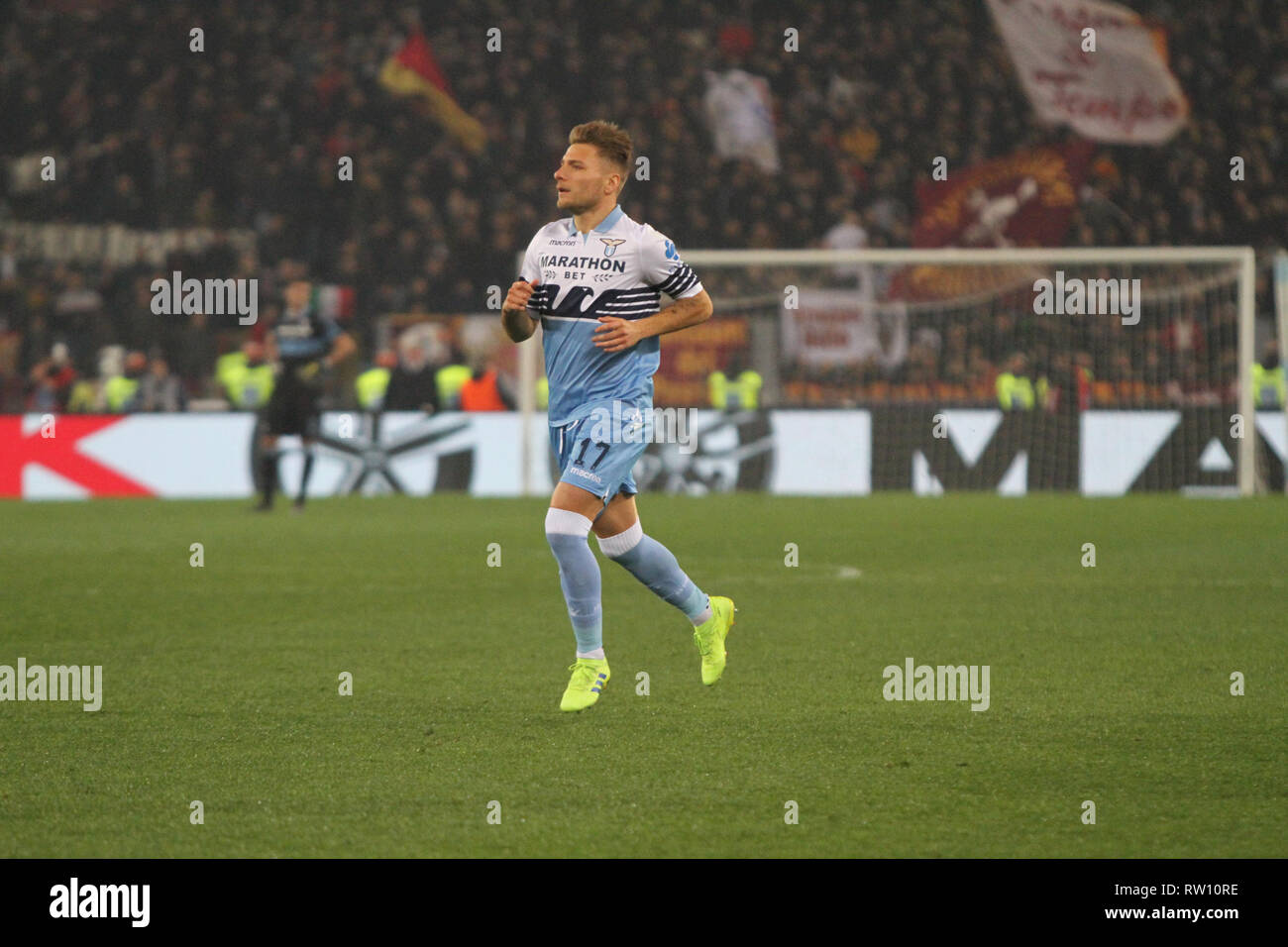 Roma, Italia. 02Mar, 2019. Serie A TIM Lazio - ROMA (la capitale Derby) 3-0 Stadio Olimpico Roma Credito: Paolo Pizzi/Pacific Press/Alamy Live News Foto Stock