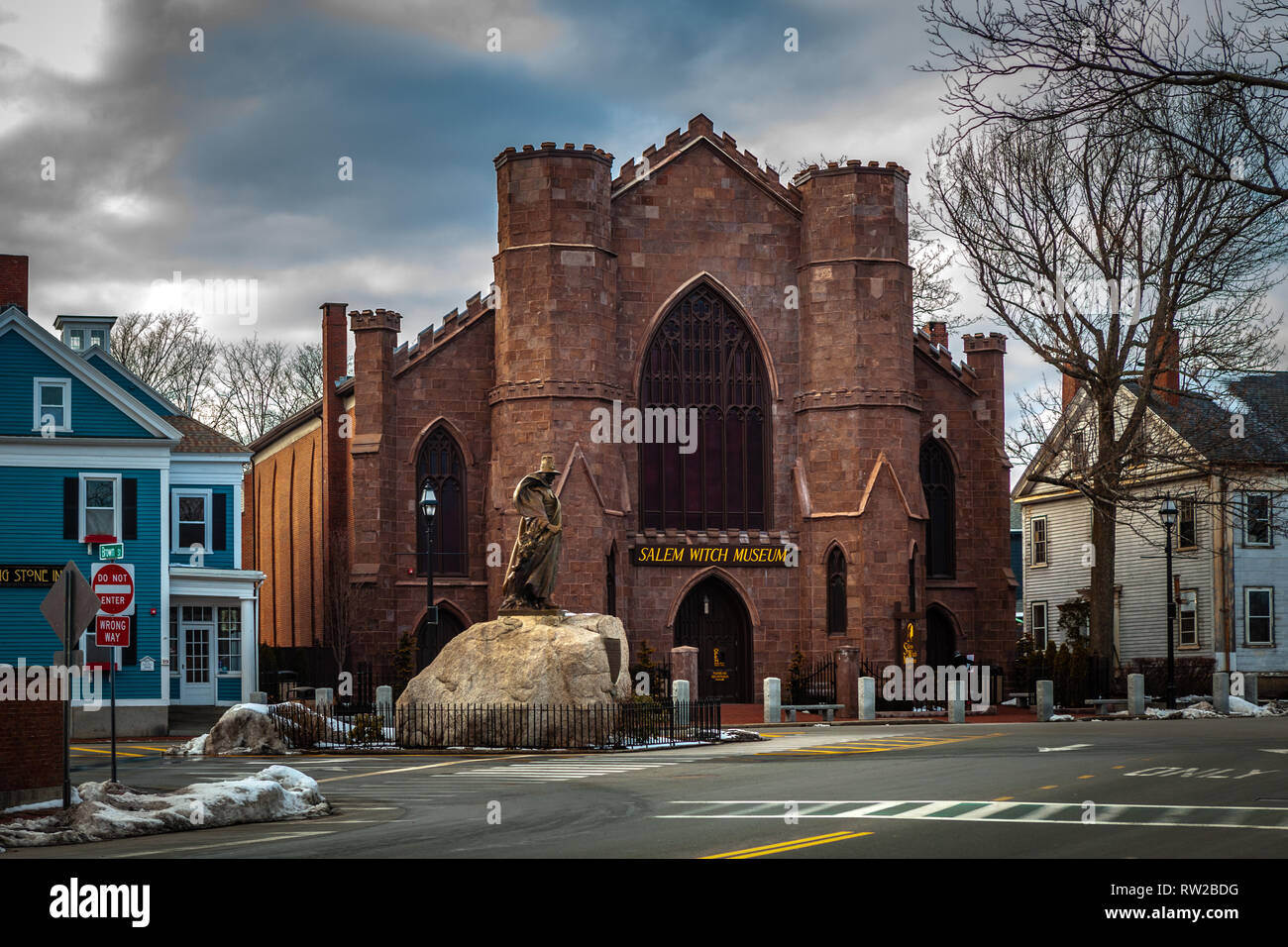 Questo famoso museo si trova in una in stile gotico, New England chiesa tipo di edificio ed è popolare tra il pubblico e i turisti. Foto Stock