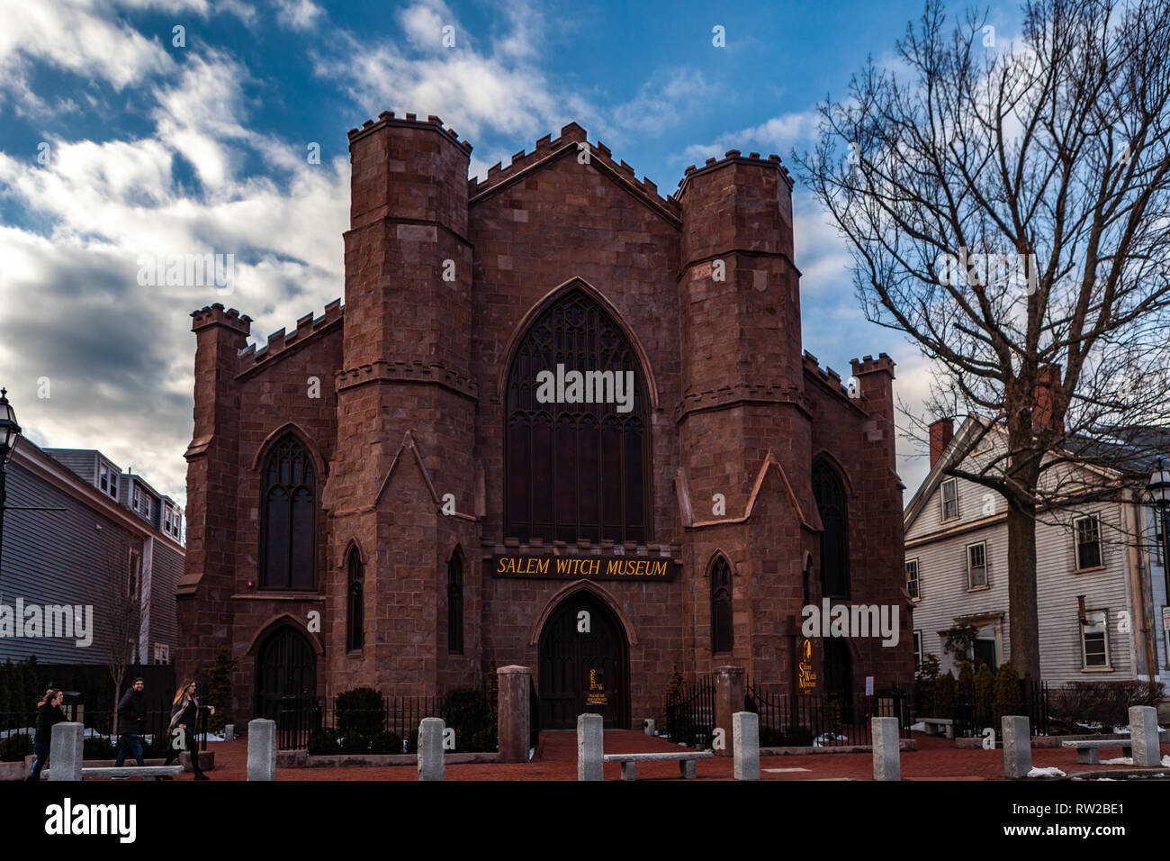 Questo famoso museo si trova in una in stile gotico, New England chiesa tipo di edificio ed è popolare tra il pubblico e i turisti. Foto Stock