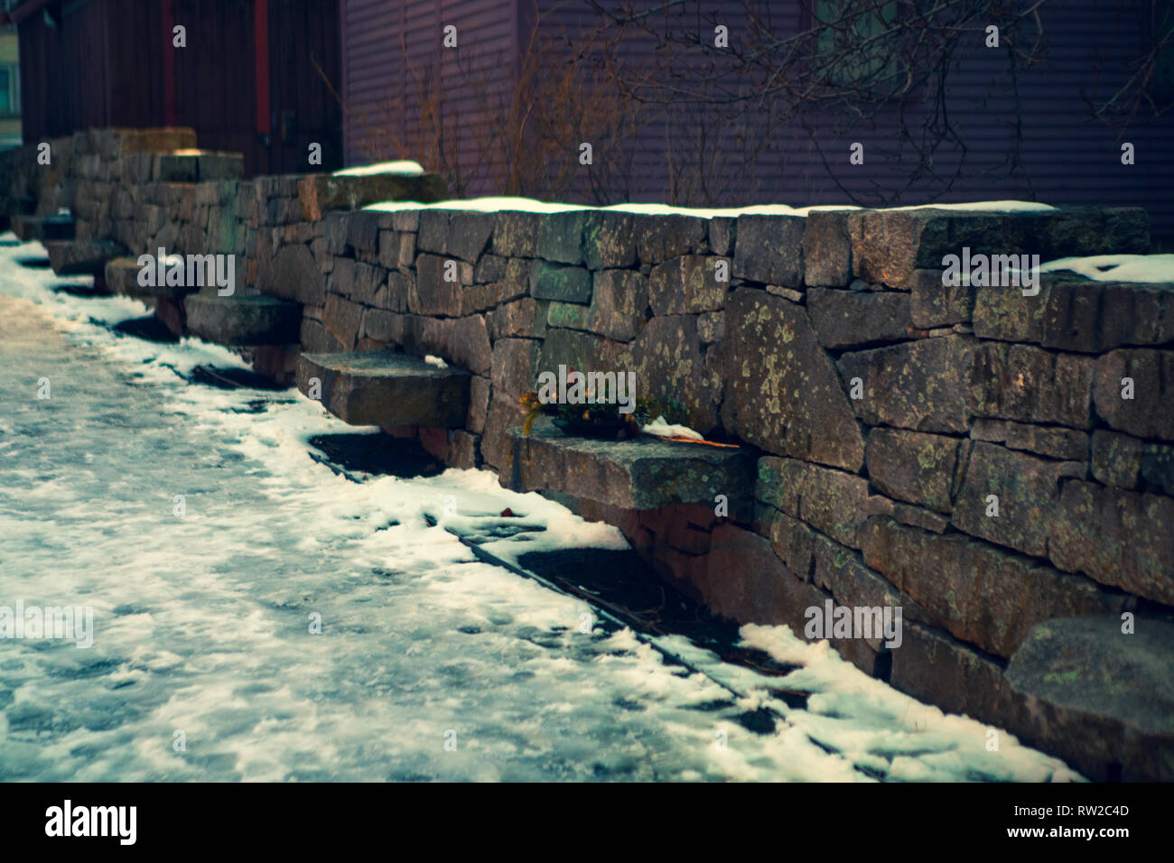 Uno dei 20 commemorative situato in un piccolo parco memoriale. Nel 1692, 14 donne e 6 uomini sono stati falsamente accusato e condannato dalla versione di prova e quindi viene eseguito un Foto Stock