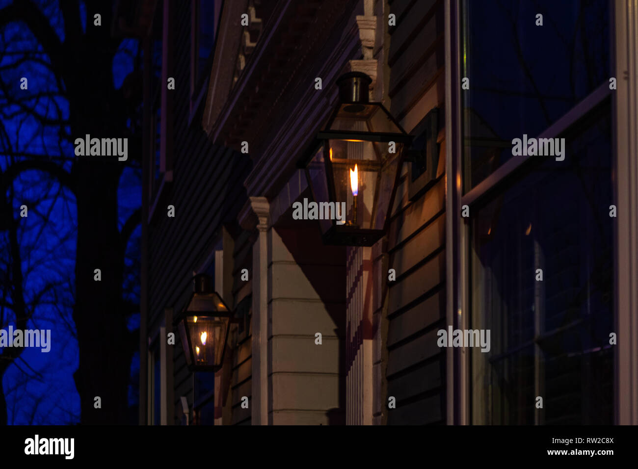 Johnathan storico Corbin House conosciuta come la casa della strega a causa della sua connessione al 1662-63 processi alle streghe in un giorno di pioggia, si trova in Salem, Foto Stock