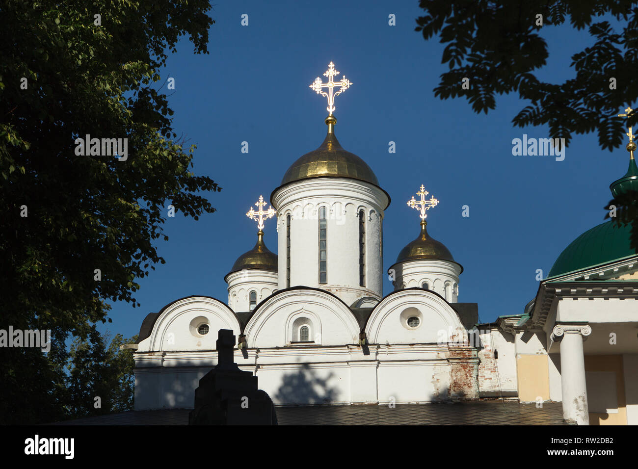 Salvatore Cattedrale del monastero della Trasfigurazione del Salvatore in Yaroslavl, Russia. Foto Stock